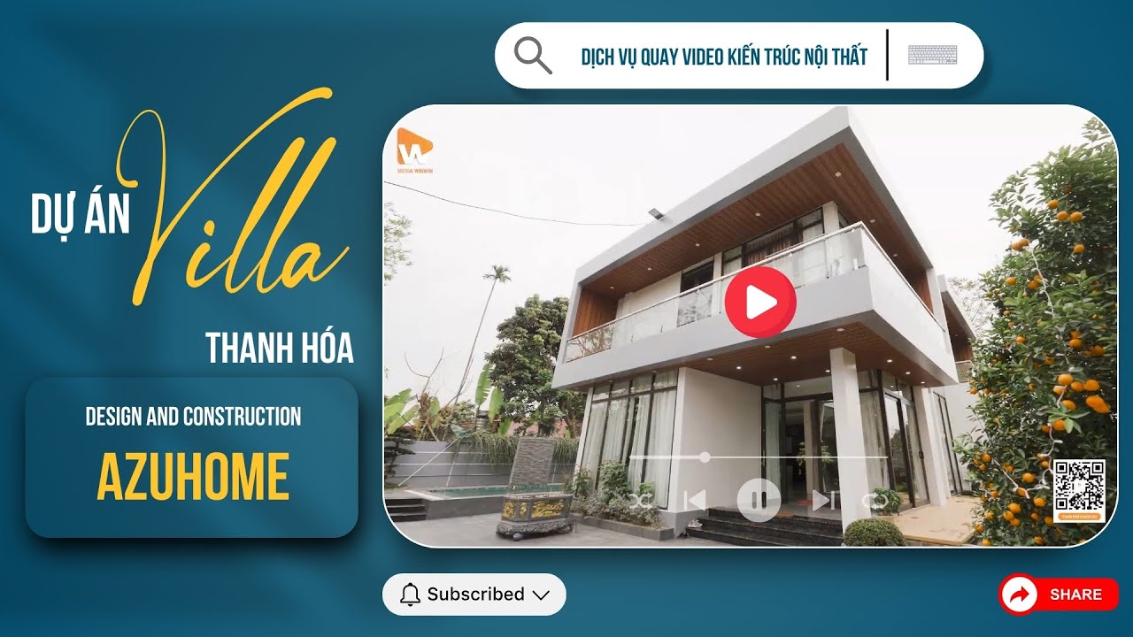 Quay video nội thất biệt thự 300m² tại Thanh Hóa - Media WinWin